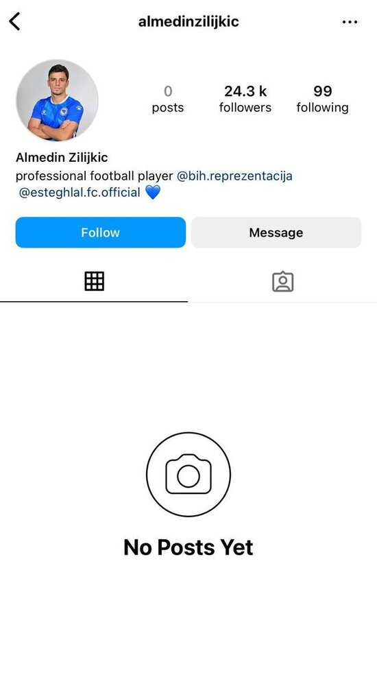 اقدامی عجیب از وینگر بوسنیایی استقلال + عکس