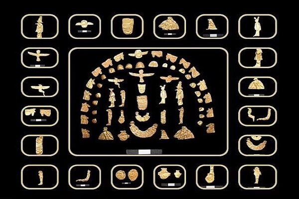 کشف گنجینه‌ای از مصنوعات طلای ۳۰۰۰ ساله در مصر