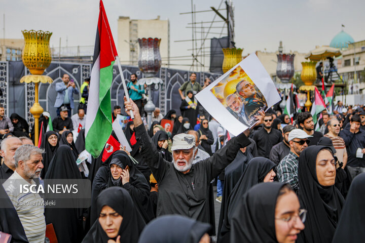 تشییع پیکر شهید اسماعیل هنیه در تهران