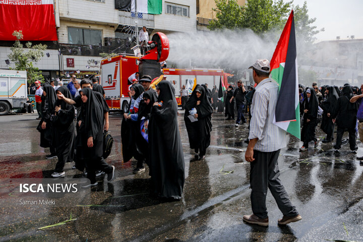 تشییع پیکر شهید اسماعیل هنیه در تهران