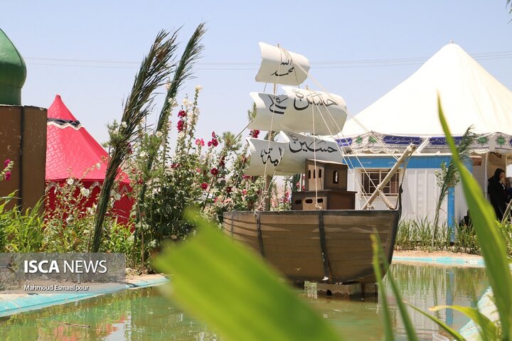 بازسازی واقعه کربلا در خیمه‌گاه شهر وردنجان