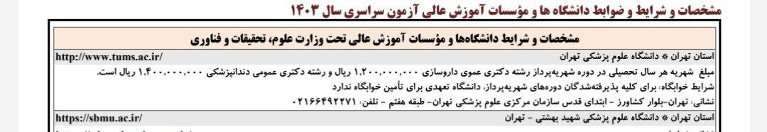 دانشجویان پردیسهای دولتی علوم پزشکی: افزایش شهریهها عادلانه نیست