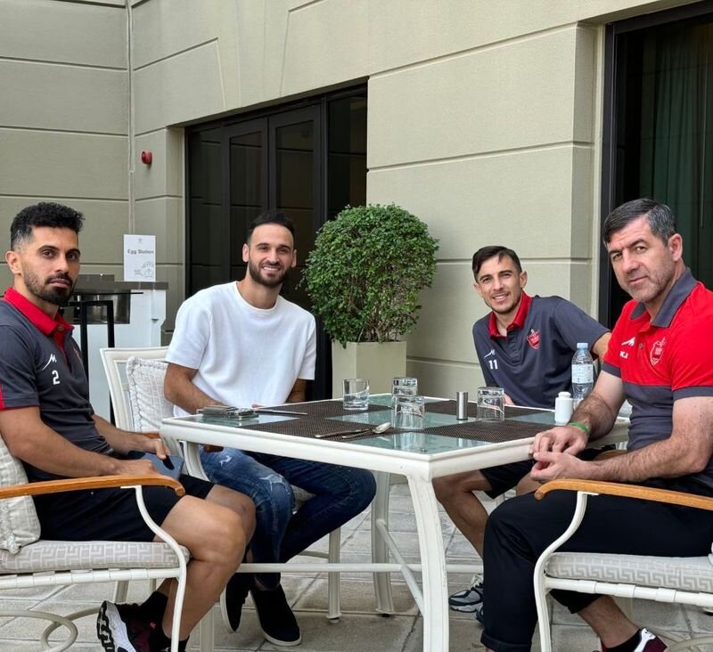 ستاره مترود قلعهنویی در اردوی پرسپولیس! + عکس