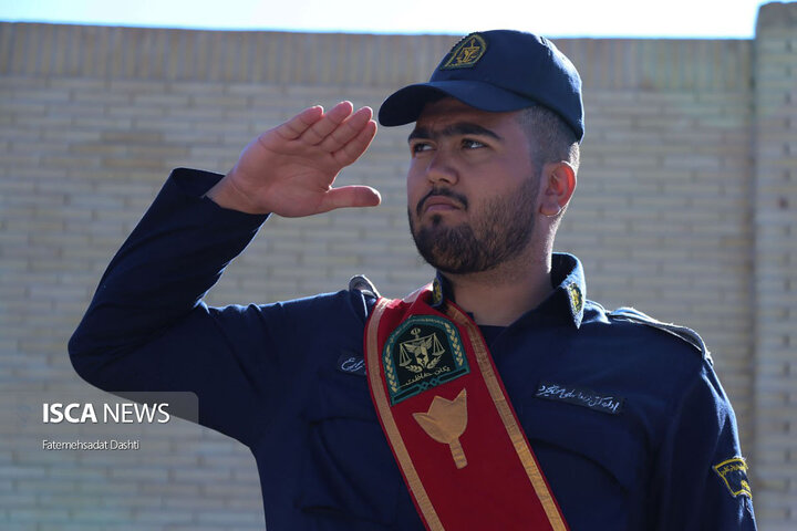 گزارش تصویری از مراسم شهید یزدی حادثه تروریستی تفتان