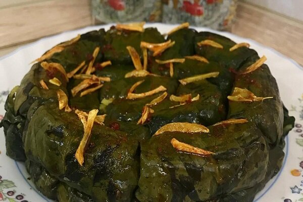 آموزش آشپزی / طرز تهیه دلمه اسفناج