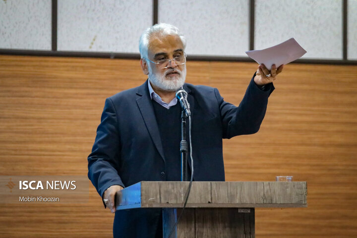 مراسم روز دانشجو با حضور رئیس دانشگاه آزاد اسلامی در دانشگاه آزاد اسلامی یزد