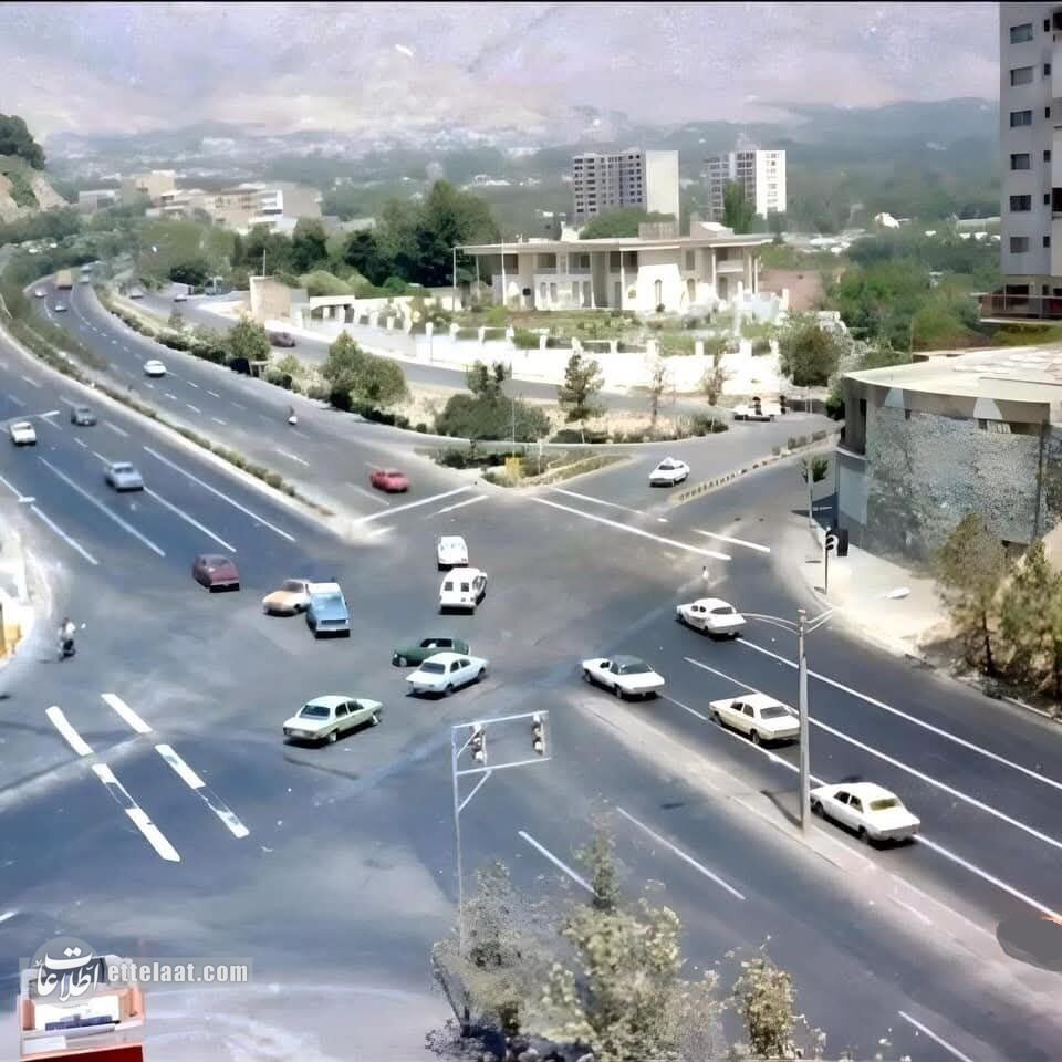 عکسهای باورنکردنی از اتوبان مدرس تهران در دهه پنجاه!