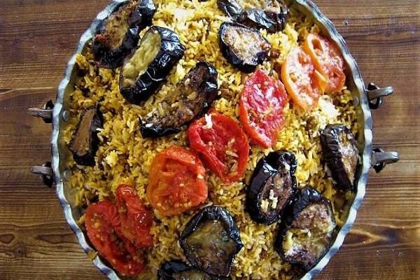 آموزش آشپزی / طرز تهیه بادمجان پلو مجلسی به روش اصیل شیرازی