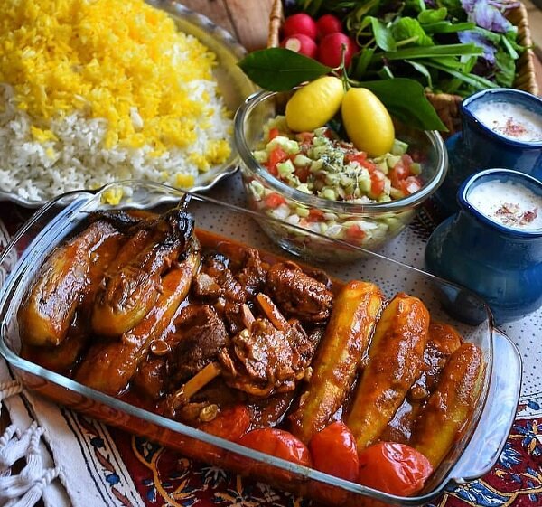 آموزش آشپزی / طرز تهیه خورش قیمه بادمجان مجلسی