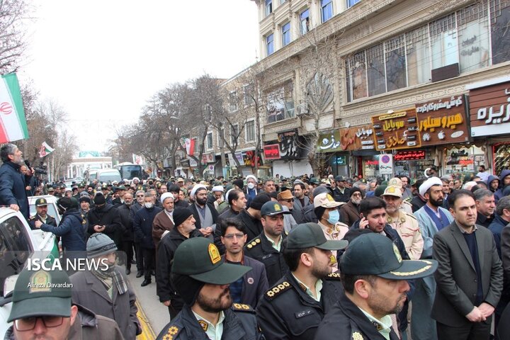 تشییع شهید ایران نژاد