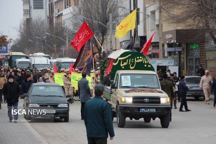 تشییع شهید ایران نژاد