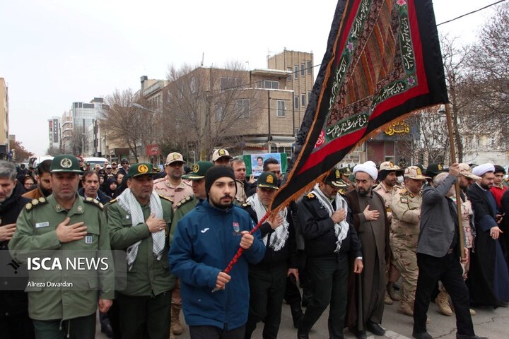 تشییع شهید ایران نژاد