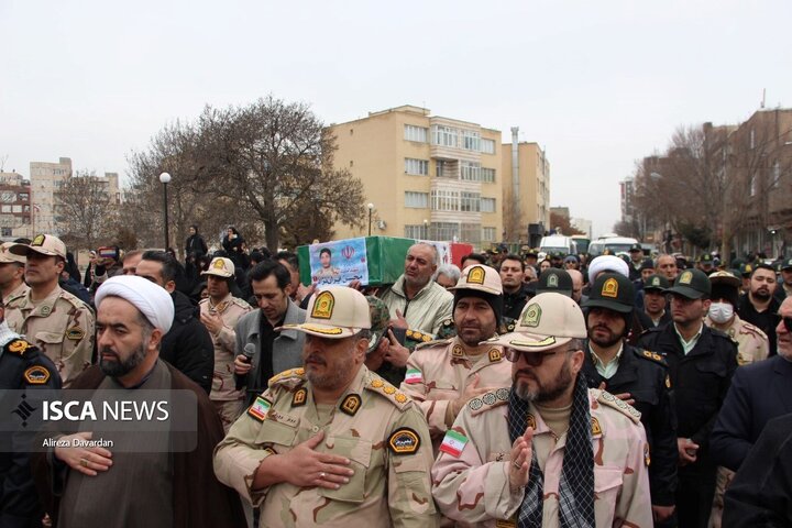 تشییع شهید ایران نژاد