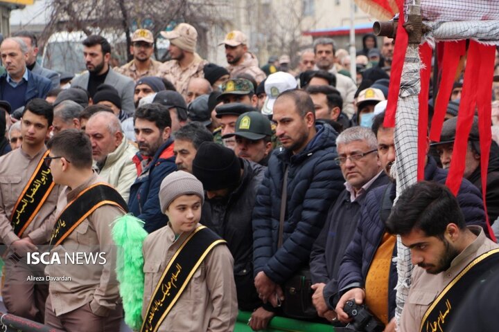 تشییع شهید ایران نژاد
