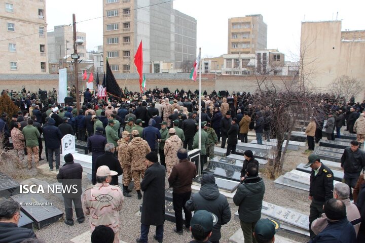 تشییع شهید ایران نژاد