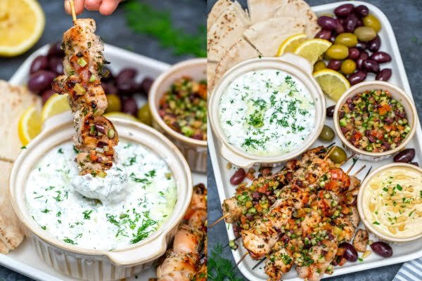 آموزش آشپزی / طرز تهیه کباب ترکی با مرغ به سبک رستورانی با سس مخصوص زاتزیکی