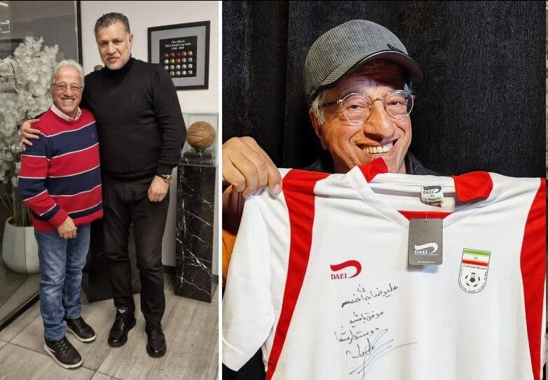 بابا پنجعلی در کنار علی دایی + عکس