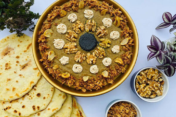 آموزش آشپزی / طرز تهیه حلیم بادمجان با مرغ