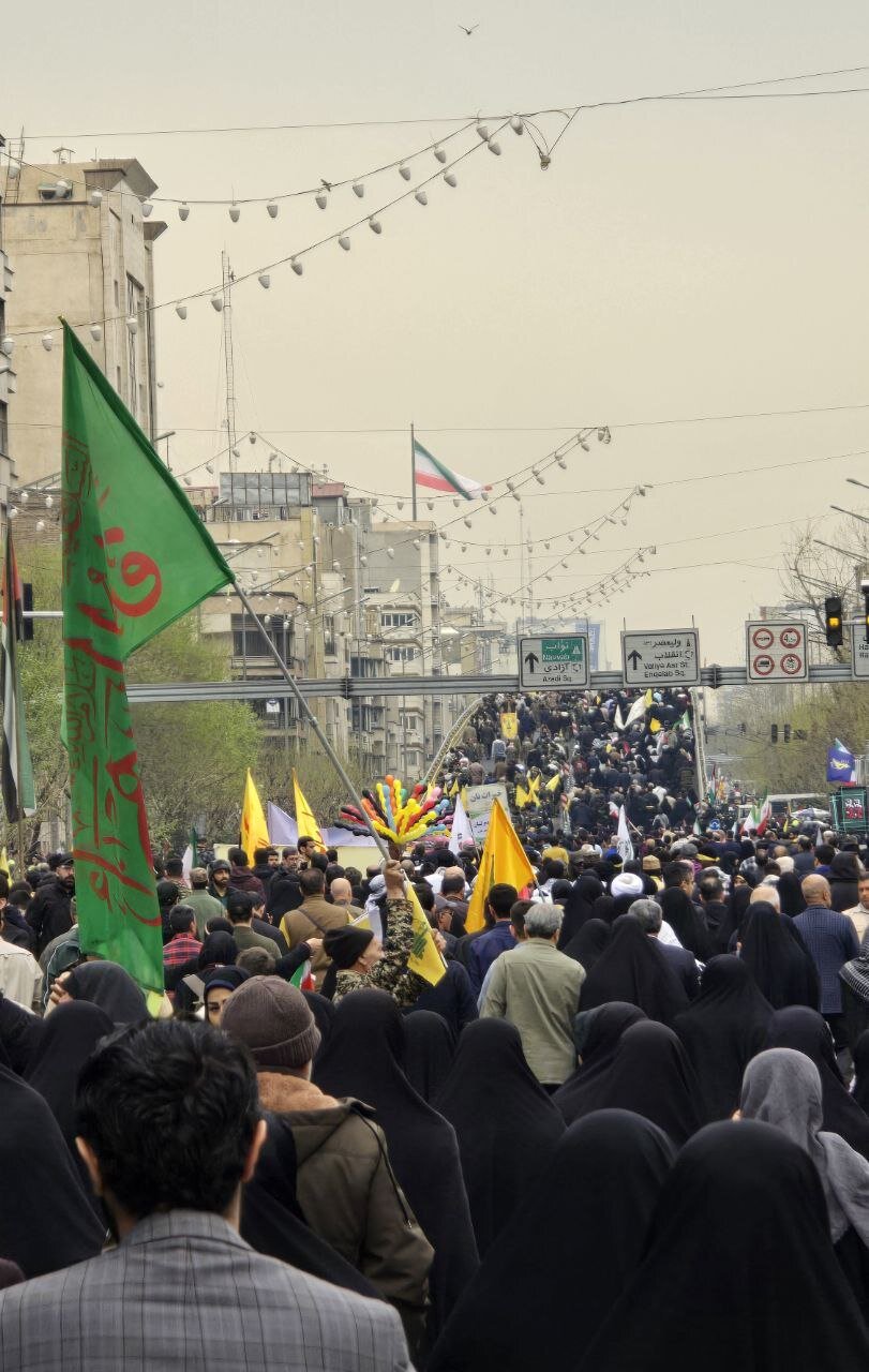 آغاز راهپیمایی روز جهانی قدس در سراسر کشور/ سیل جمعیت تهرانیها در دقایق ابتدایی