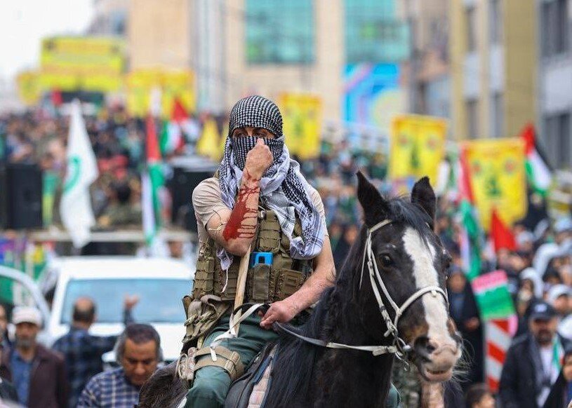 راهپیمایی روز جهانی قدس در سراسر کشور/ زینب نصرالله: شهادت رهبران ما باعث تضعیف مقاومت نمیشود