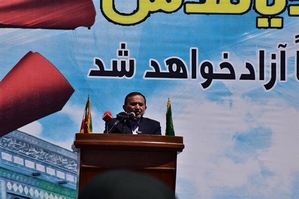 راهپیمایی روز جهانی قدس در سراسر کشور/ زینب نصرالله: شهادت رهبران ما باعث تضعیف مقاومت نمیشود