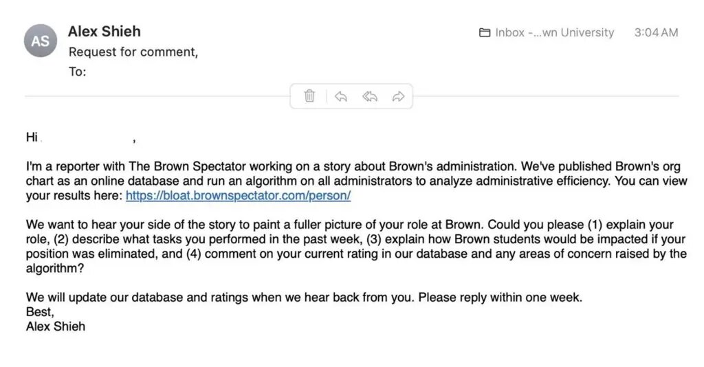 ایمیل دانشجوی آمریکایی به ۳۸۰۰ کارمند دانشگاه: دقیقا در وقت کاری خود چه میکنید؟