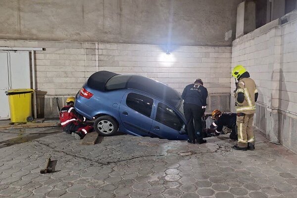 فرونشست یک هتل در مشهد + عکس