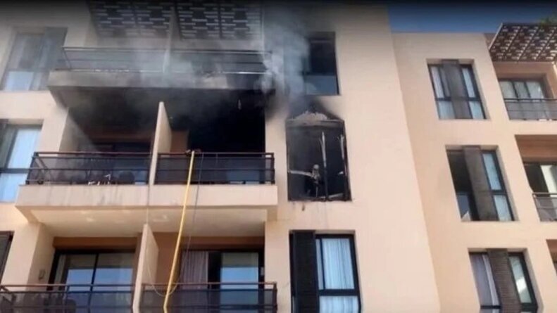 هتل رونالدو آتش گرفت! + عکس