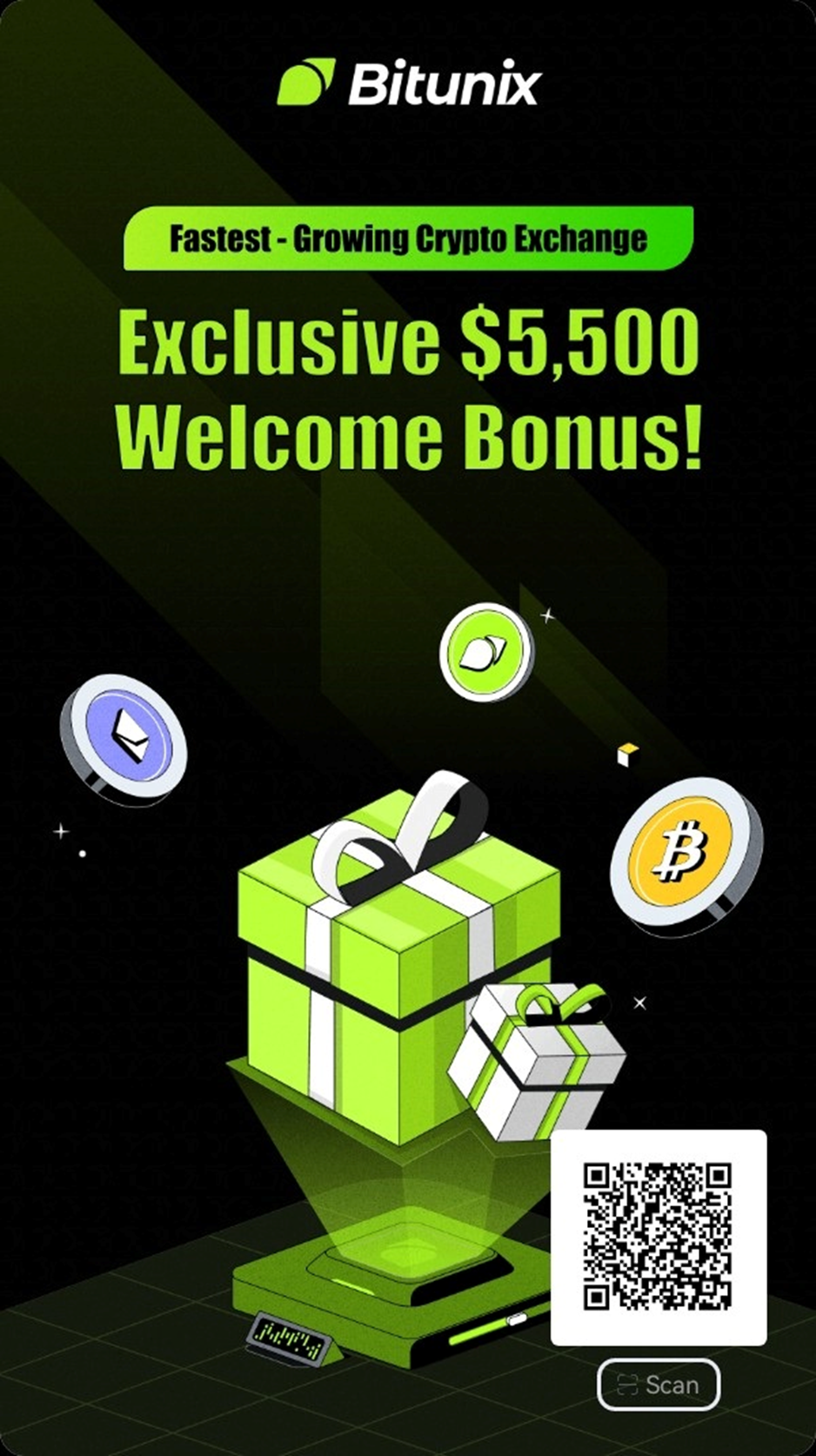 آموزش دانلود و نصب اپلیکیشن گوشی صرافی Bitunix بیت یونیکس با بونوس ویژه