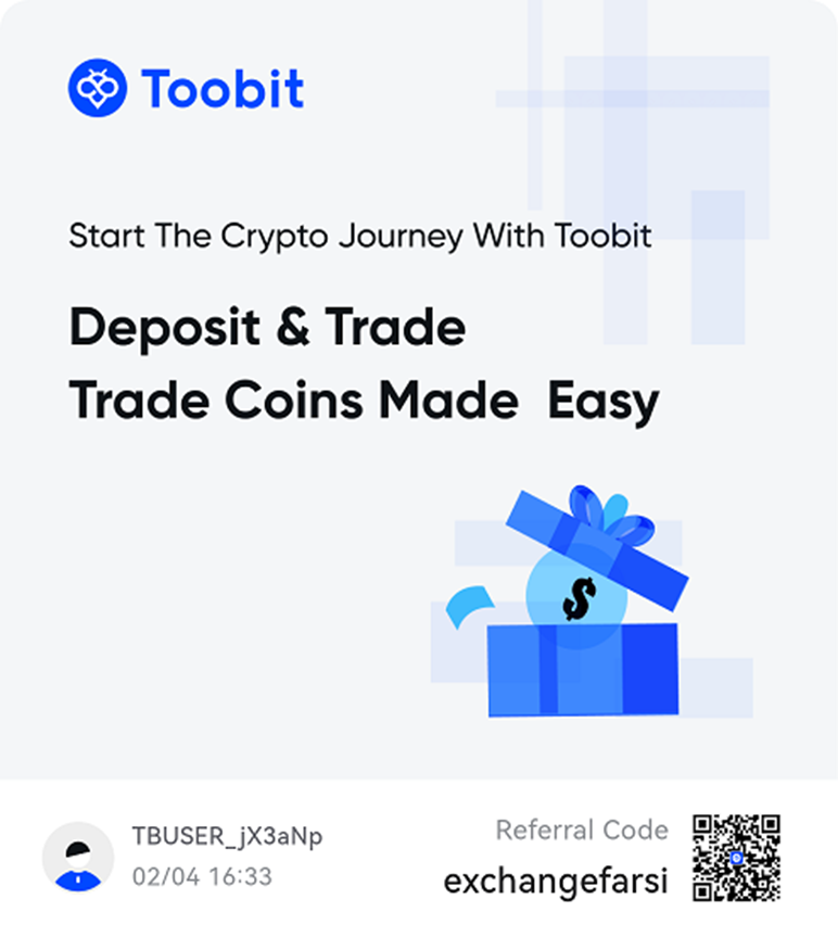 آموزش دانلود و نصب اپلیکیشن گوشی صرافی توبیت Toobit فارسی با بونوس ویژه