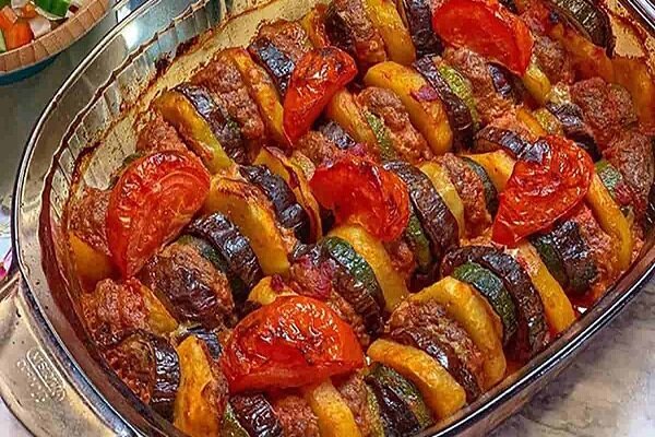 آموزش آشپزی / طرز تهیه کباب تابه‌ای گوشت و بادمجان
