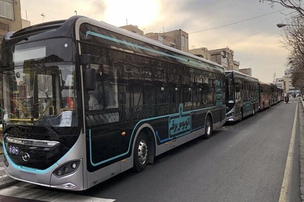 ۵۰۰ دستگاه اتوبوس‌ برقی در راه تهران
