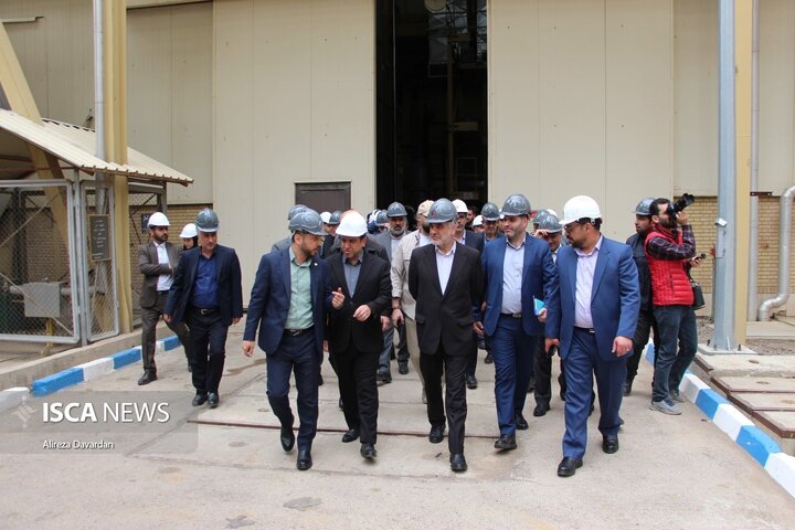 آغاز به‌کار واحد یک گازی نیروگاه سبلان اردبیل و بازدید از بخش‌های مختلف