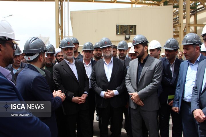 آغاز به‌کار واحد یک گازی نیروگاه سبلان اردبیل و بازدید از بخش‌های مختلف