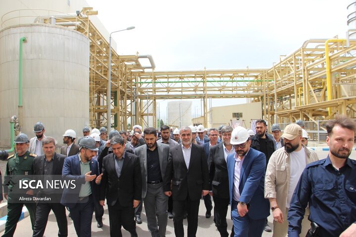 آغاز به‌کار واحد یک گازی نیروگاه سبلان اردبیل و بازدید از بخش‌های مختلف