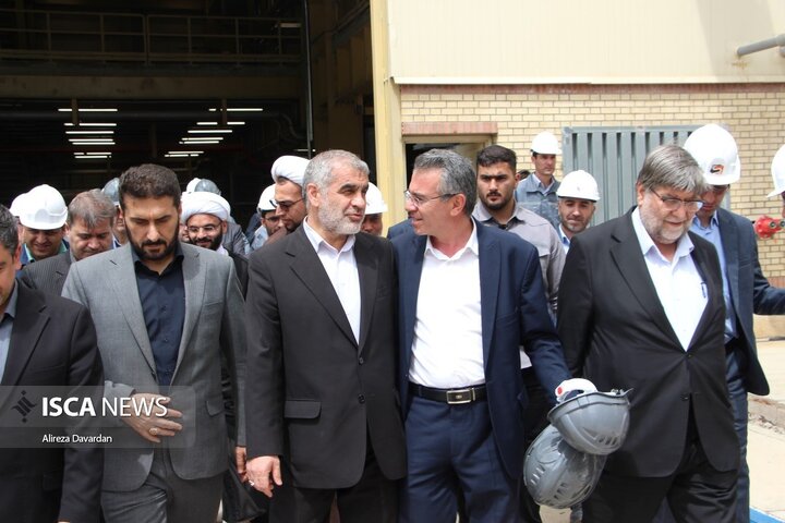 آغاز به‌کار واحد یک گازی نیروگاه سبلان اردبیل و بازدید از بخش‌های مختلف