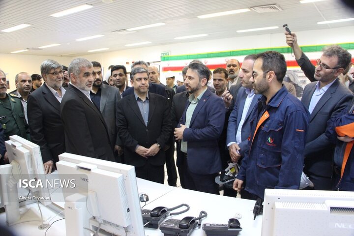 آغاز به‌کار واحد یک گازی نیروگاه سبلان اردبیل و بازدید از بخش‌های مختلف