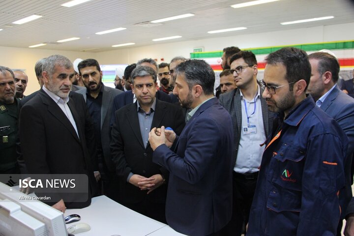 آغاز به‌کار واحد یک گازی نیروگاه سبلان اردبیل و بازدید از بخش‌های مختلف