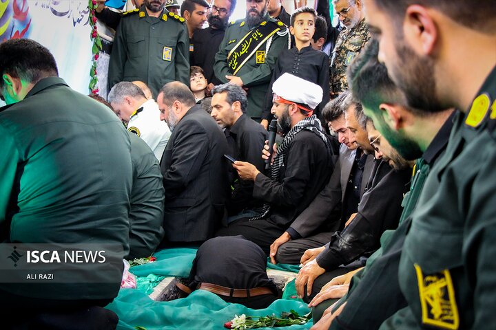 وداع با سه شهید تازه تفحص شده خراسان رضوی