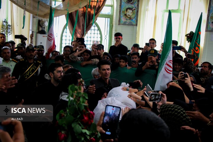 وداع با سه شهید تازه تفحص شده خراسان رضوی