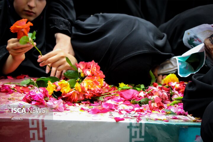 وداع با سه شهید تازه تفحص شده خراسان رضوی