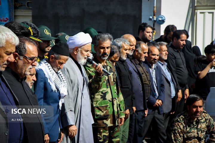 وداع با سه شهید تازه تفحص شده خراسان رضوی