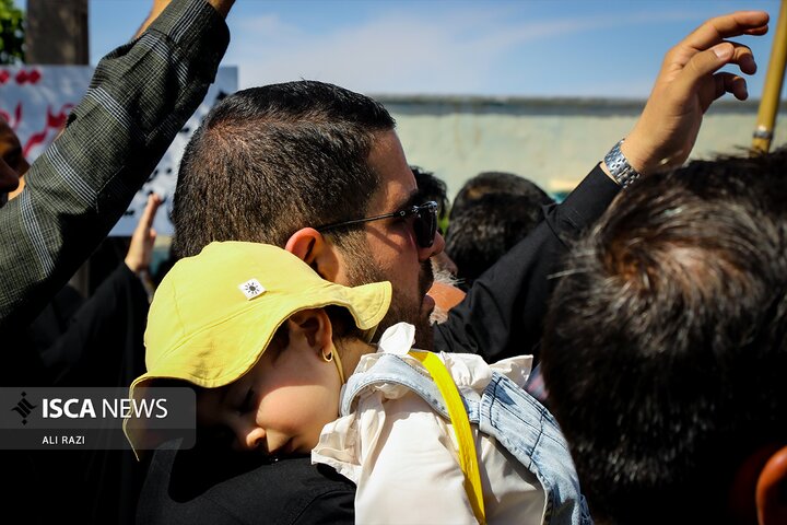 وداع با سه شهید تازه تفحص شده خراسان رضوی