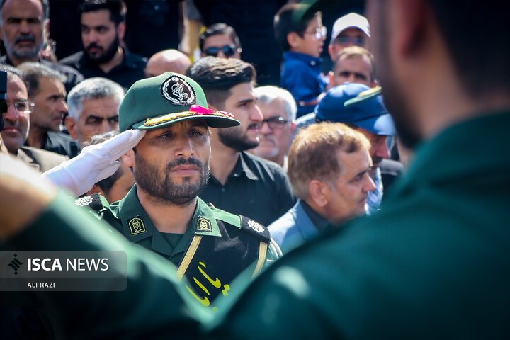 وداع با سه شهید تازه تفحص شده خراسان رضوی