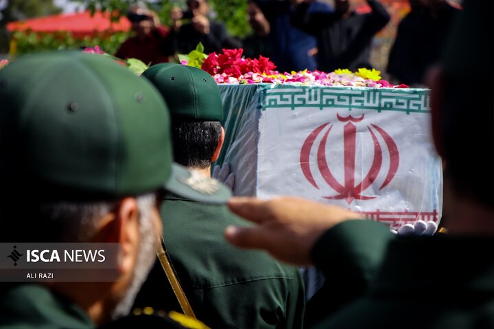 وداع با سه شهید تازه تفحص شده خراسان رضوی