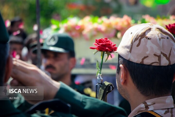 وداع با سه شهید تازه تفحص شده خراسان رضوی