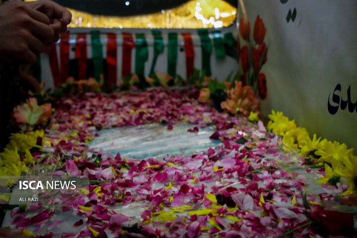 وداع با سه شهید تازه تفحص شده خراسان رضوی