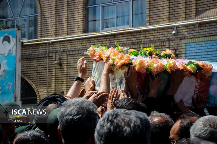 وداع با سه شهید تازه تفحص شده خراسان رضوی