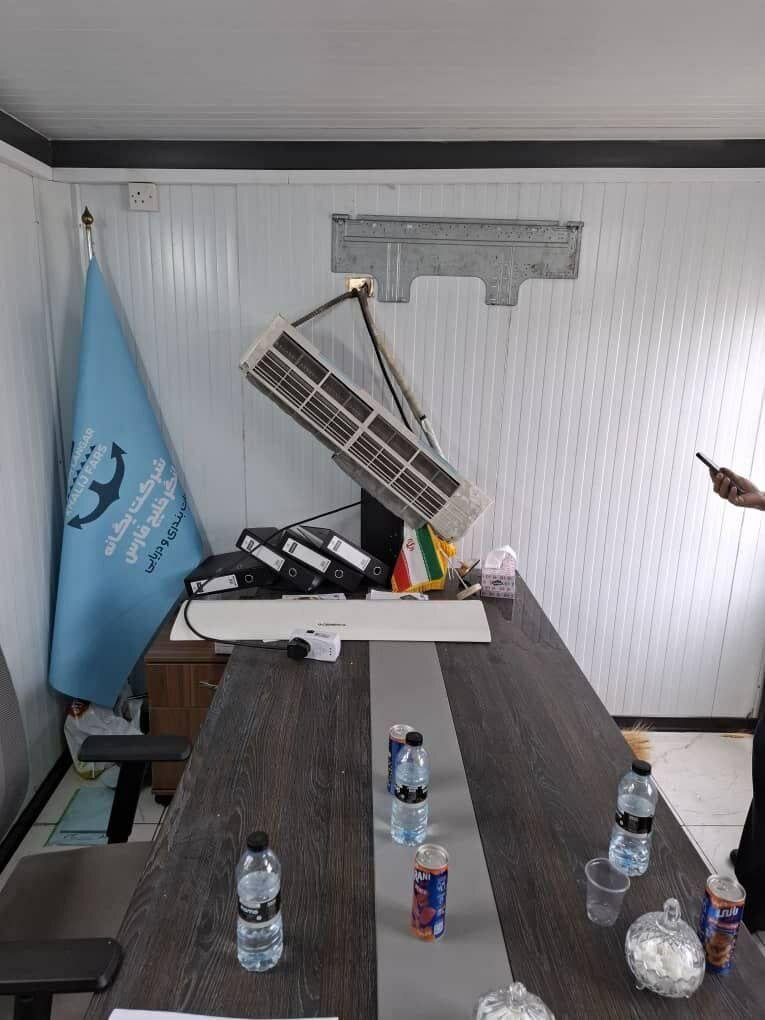 انفجار در بندر شهید رجایی بندرعباس + عکس