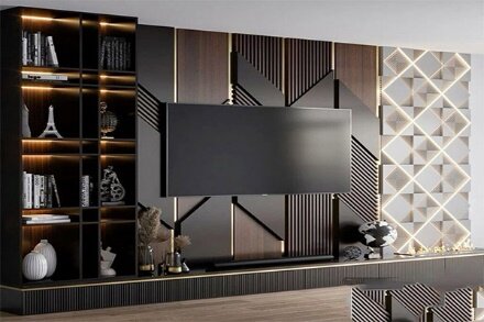 جدیدترین ترندهای تی وی وال در دکوراسیون داخلی ۲۰۲۵